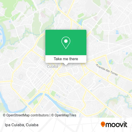 Ipa Cuiaba map