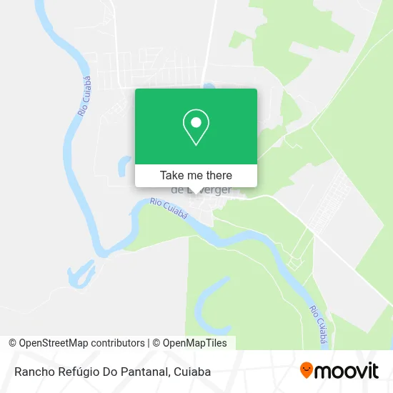 Rancho Refúgio Do Pantanal map