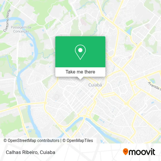Calhas Ribeiro map
