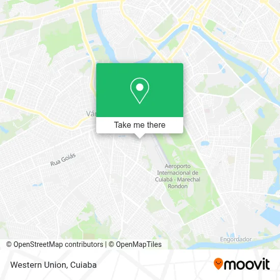 Western Union map