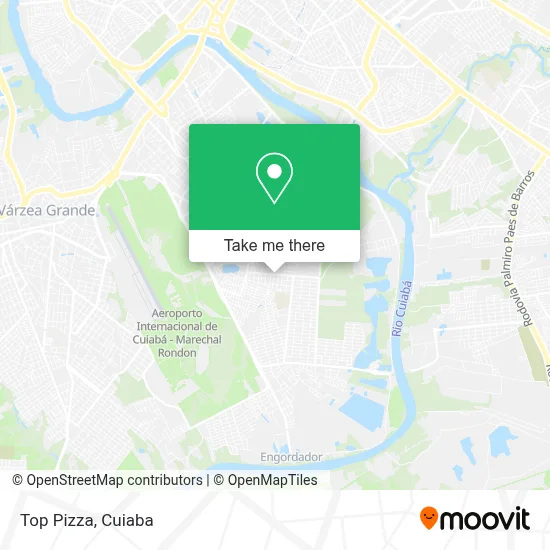 Top Pizza map