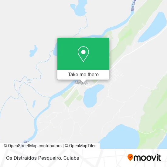 Os Distraídos Pesqueiro map