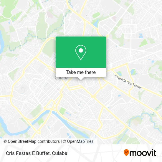 Cris Festas E Buffet map