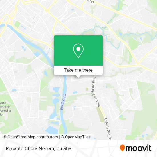 Recanto Chora Neném map