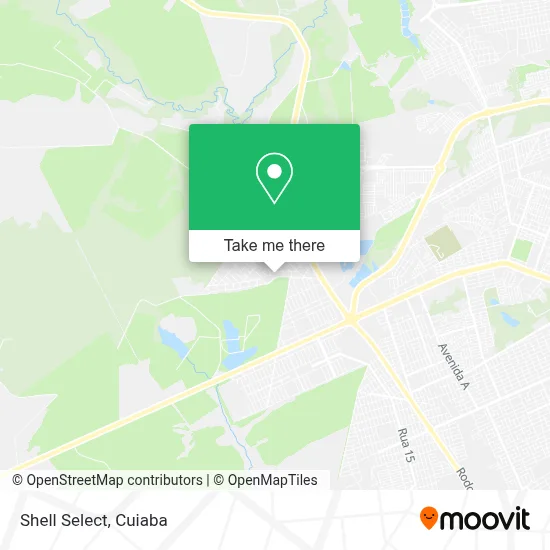 Shell Select map