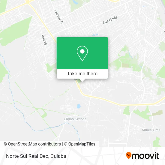 Norte Sul Real Dec map