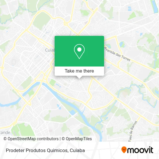 Prodeter Produtos Quimicos map