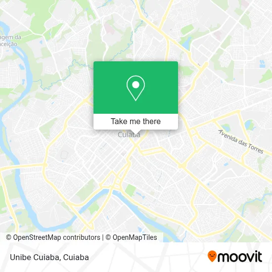 Unibe Cuiaba map