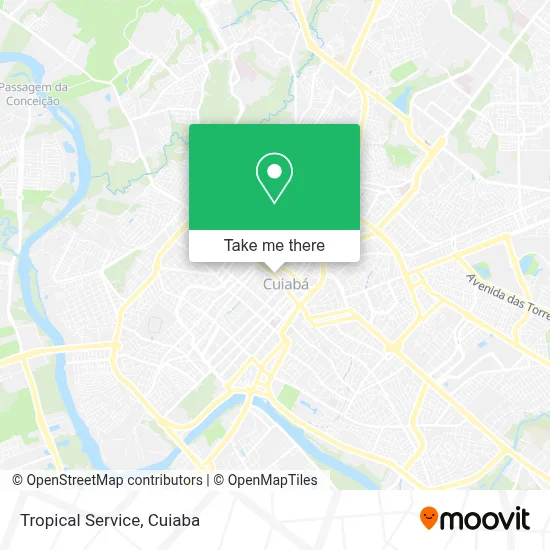 Tropical Service map