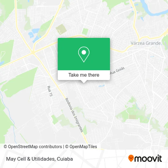 May Cell & Utilidades map