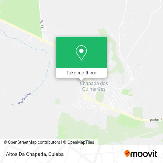 Altos Da Chapada map