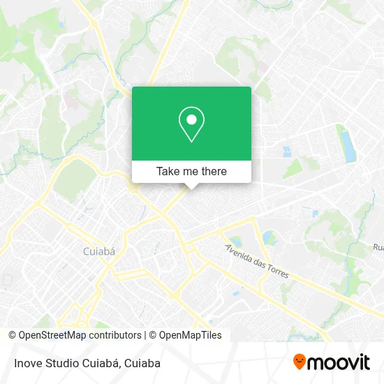 Inove Studio Cuiabá map