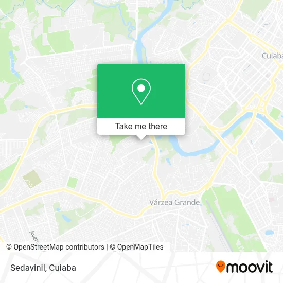 Sedavinil map