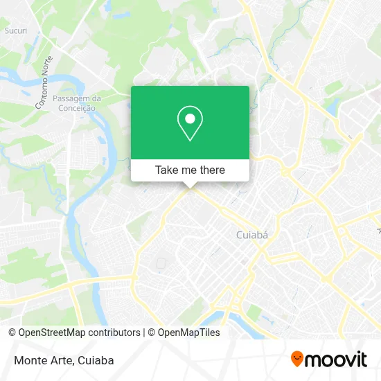 Monte Arte map