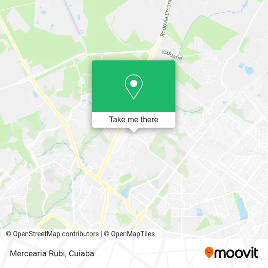 Mercearia Rubi map