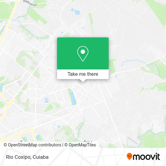 Rio Coxipo map