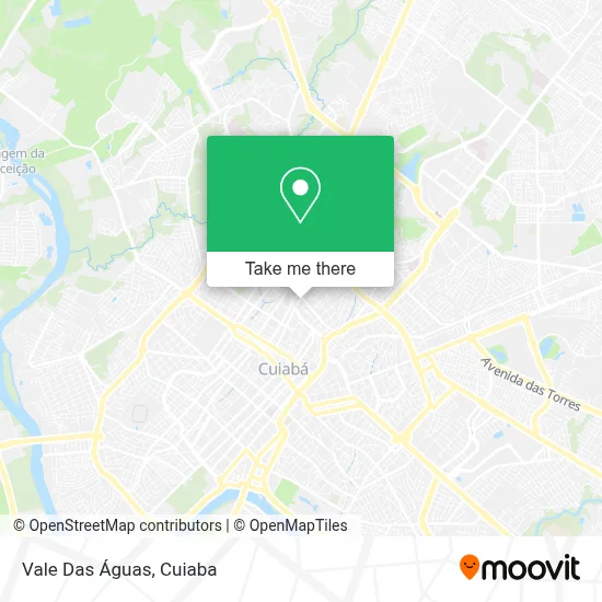 Vale Das Águas map