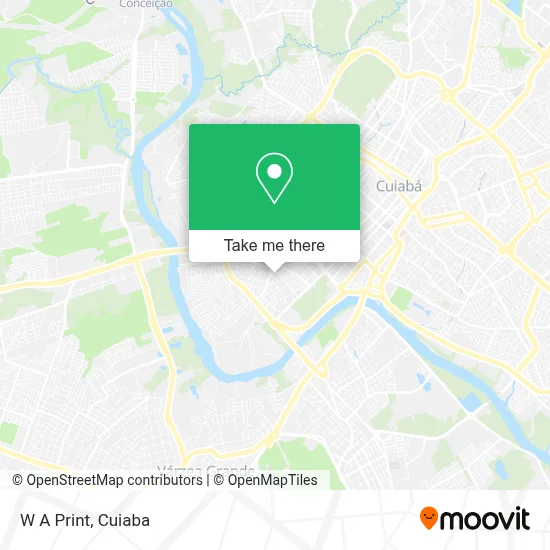 W A Print map