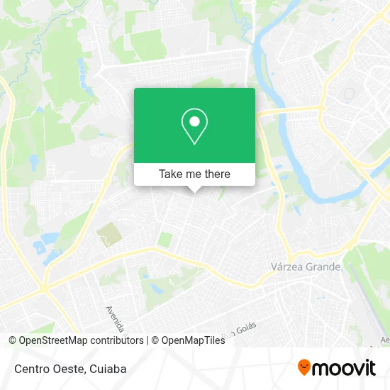 Centro Oeste map