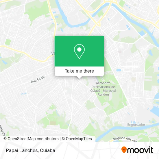 Papai Lanches map