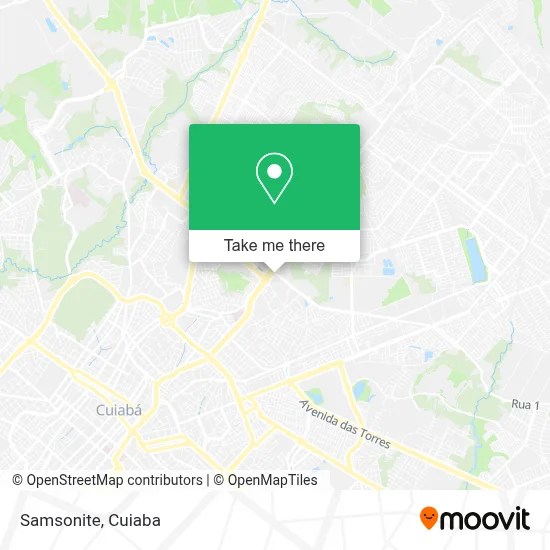 Samsonite map