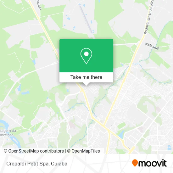 Crepaldi Petit Spa map