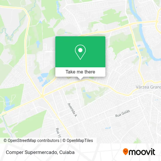 Comper Supermercado map