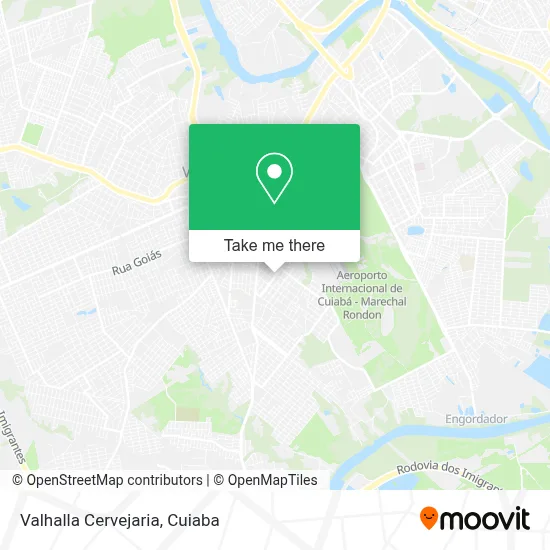Valhalla Cervejaria map