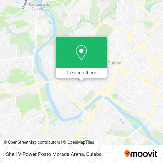 Shell V-Power Posto Morada Arena map