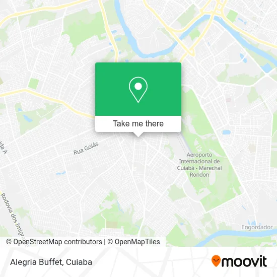 Alegria Buffet map