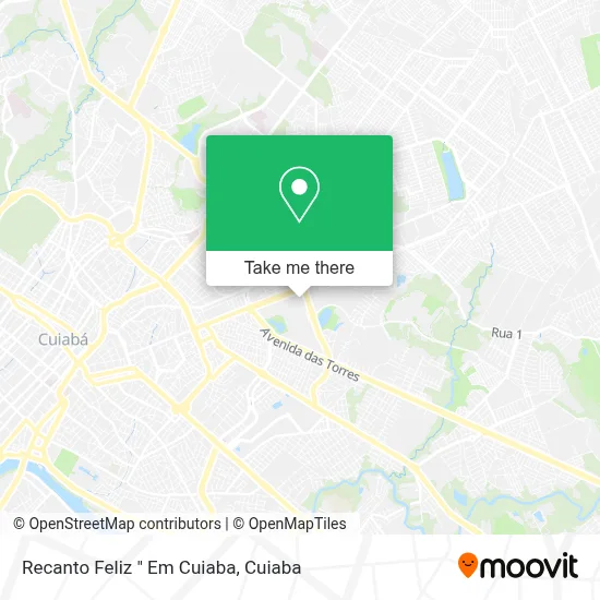 Recanto Feliz " Em Cuiaba map
