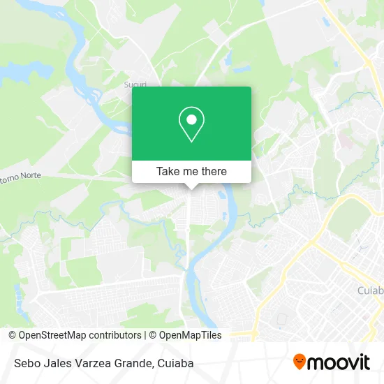 Sebo Jales Varzea Grande map