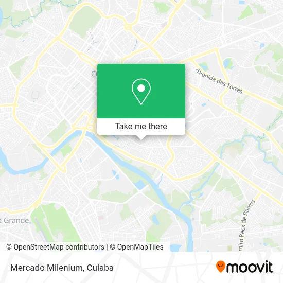 Mercado Milenium map