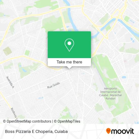Boss Pizzaria E Choperia map