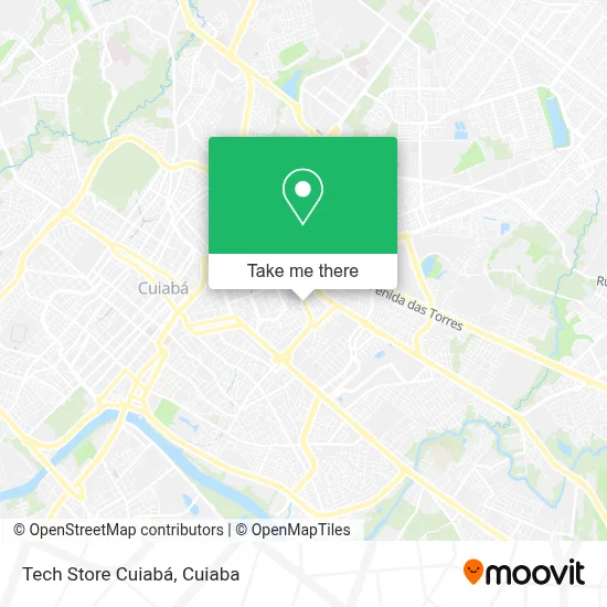 Tech Store Cuiabá map