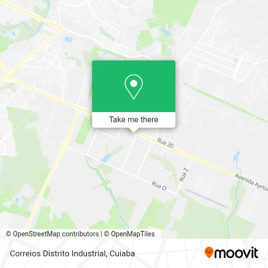 Correios Distrito Industrial map