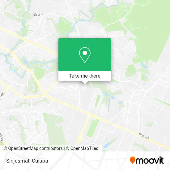 Sinjusmat map