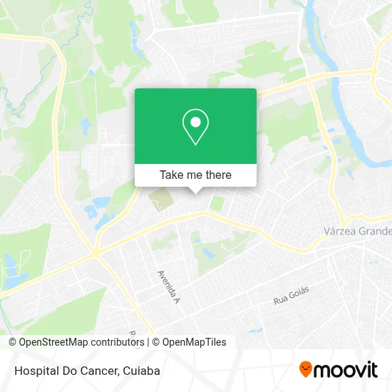 Hospital Do Cancer map