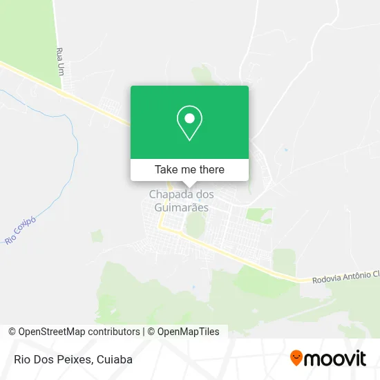 Rio Dos Peixes map
