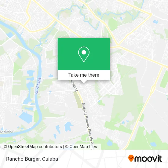 Rancho Burger map