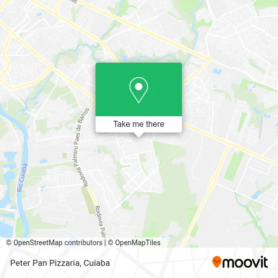 Peter Pan Pizzaria map