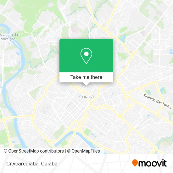 Citycarcuiaba map