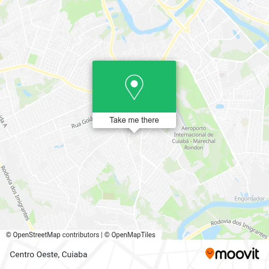 Centro Oeste map