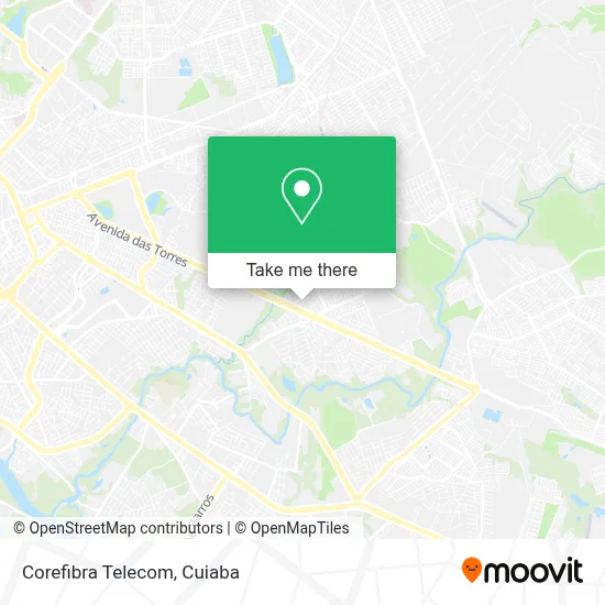 Corefibra Telecom map