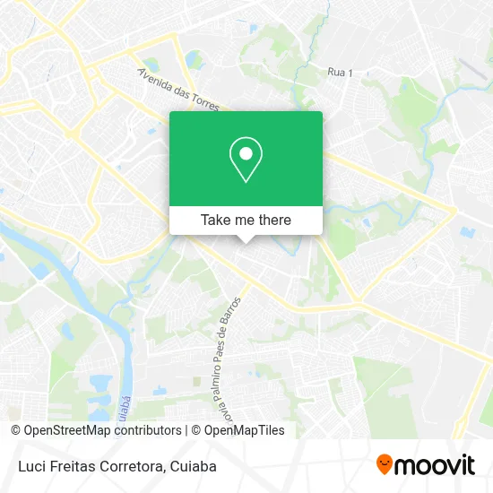 Luci Freitas Corretora map