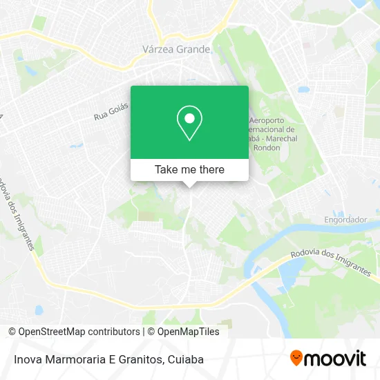 Inova Marmoraria E Granitos map