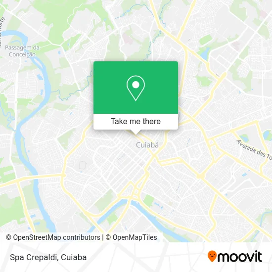 Spa Crepaldi map