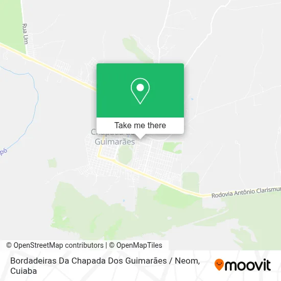 Bordadeiras Da Chapada Dos Guimarães / Neom map