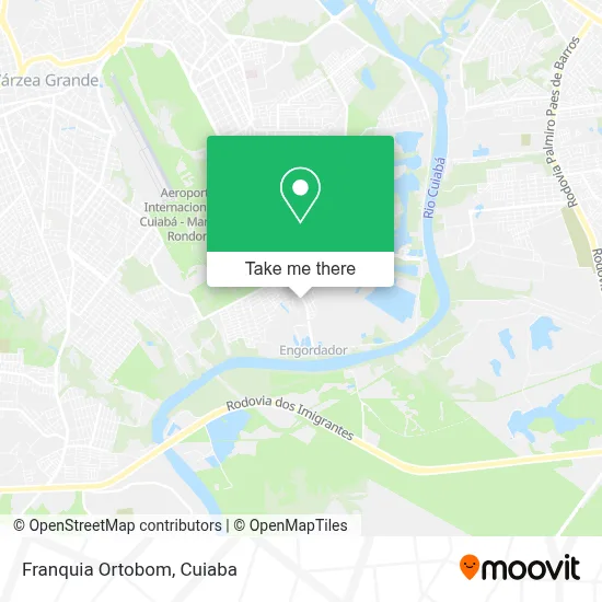 Franquia Ortobom map
