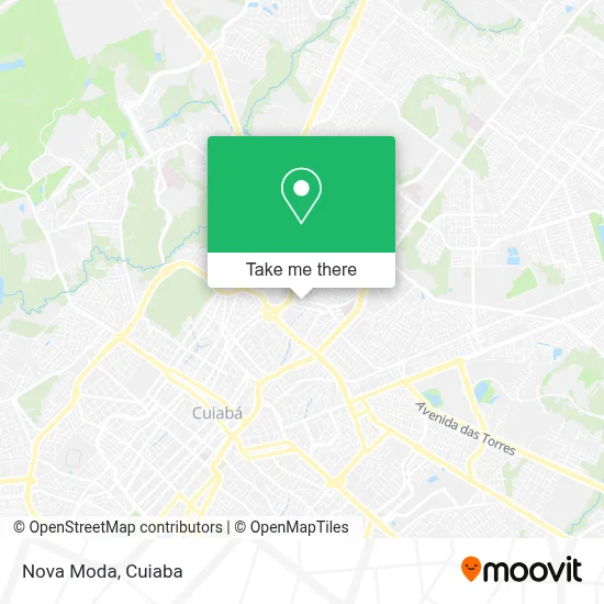 Nova Moda map